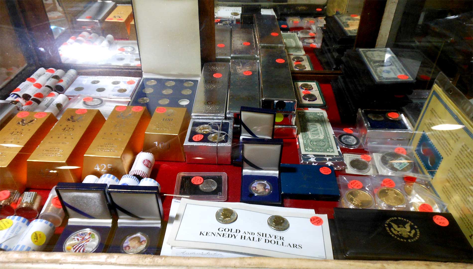 Collectible coins and currency